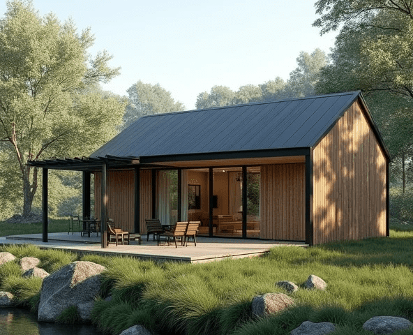 casas de madera prefabricadas ecológicas, sostenibilidad, diseño, eficiencia energética