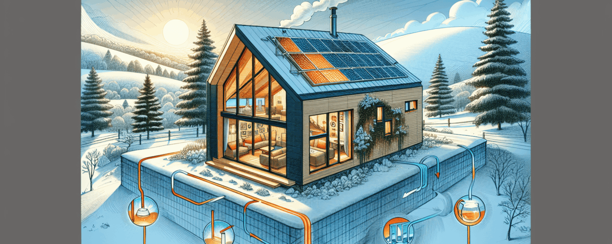 Descubre la tecnología autosostenible para casas en climas fríos y cómo implementarla eficientemente.